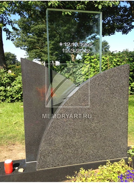 Памятник со стеклом