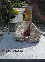 Памятник со стеклом S0_97
