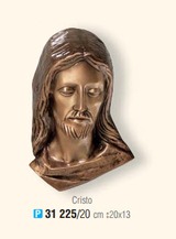 Барельеф Иисус, материал - бронза